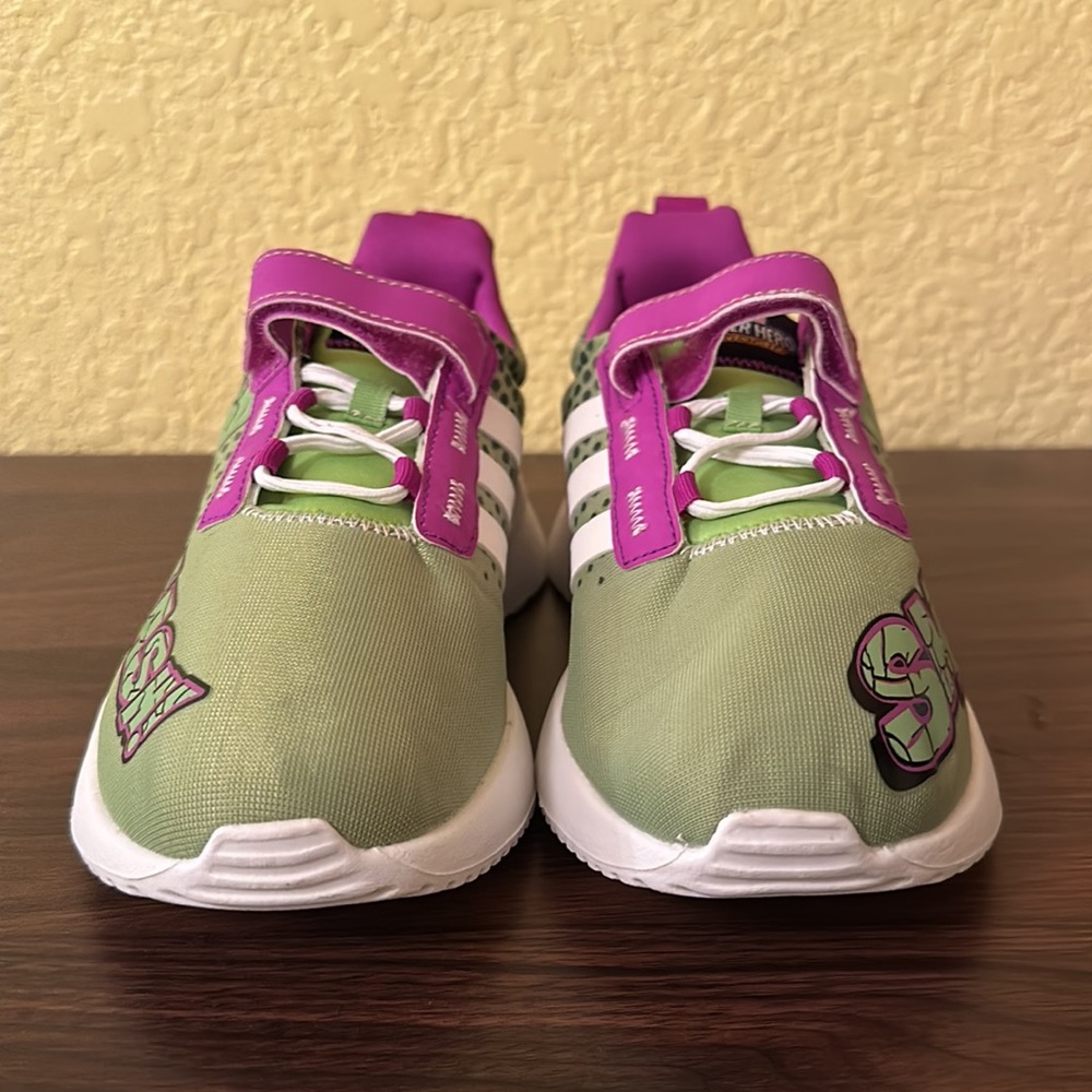 ADIDAS X MARVEL SUPER HERO ADVENTURES HULK RACER TR21 SHOES - Size 2.5 - NIB - Picture 3 of 6